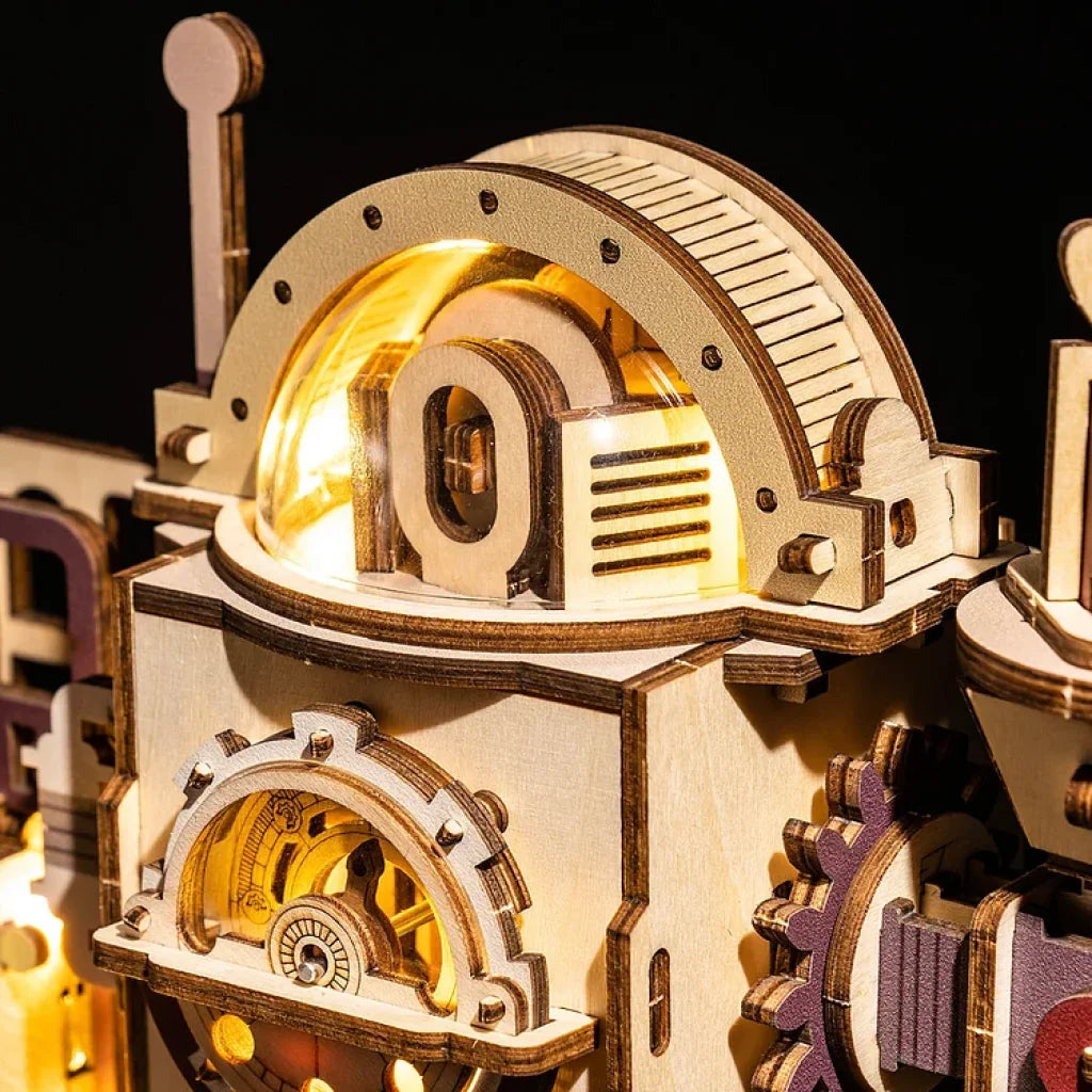 Robotime Rokr Chocolate Factory Marble Run 3D Wooden Puzzle Lga02 Dropship
