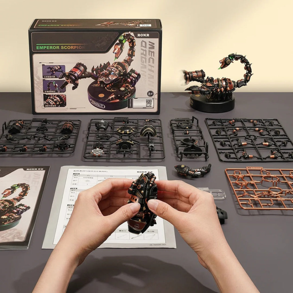 Robotime Rokr Emperor Scorpion Model Diy 3D Puzzle Mi04 Dropship