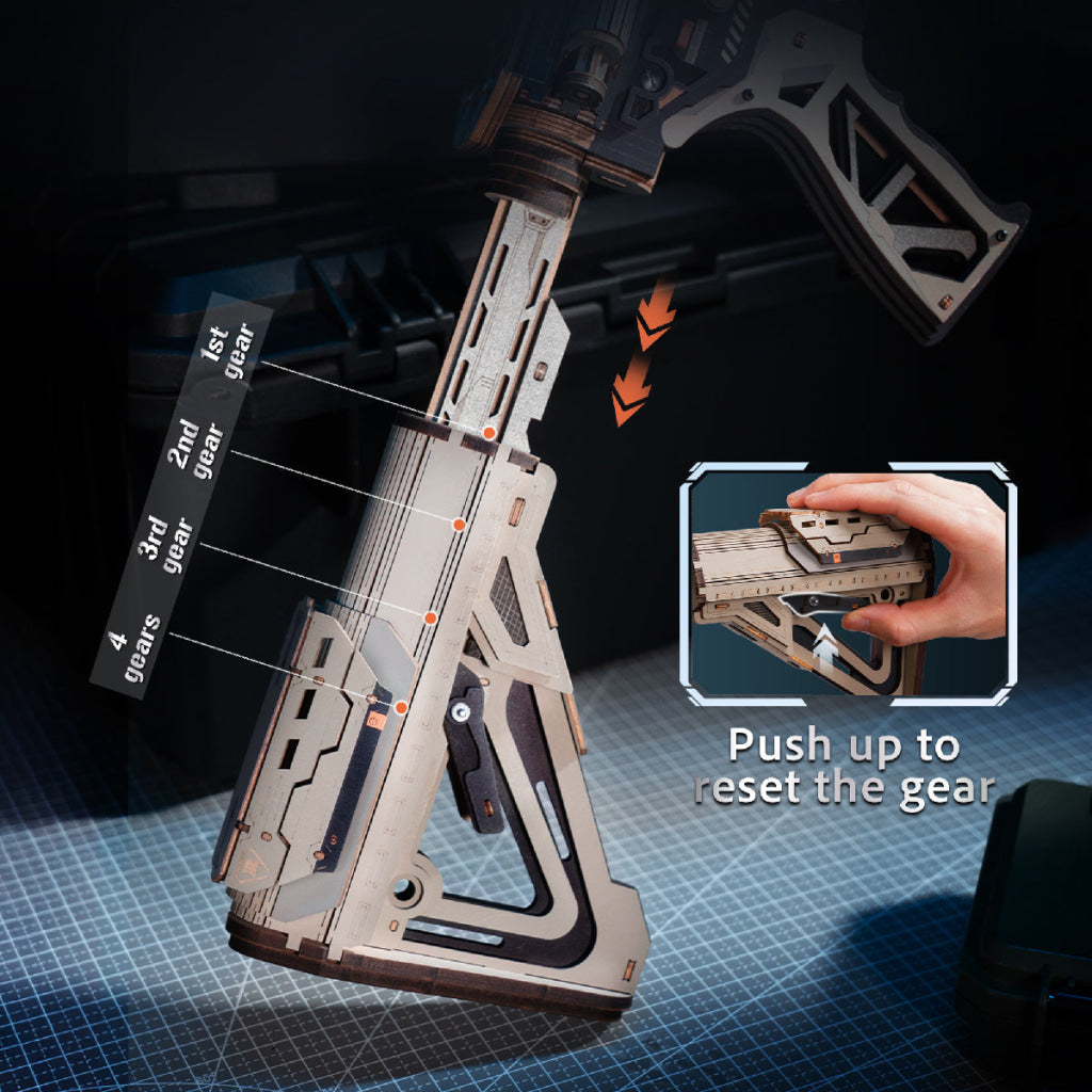 Robotime ROKR M416 Carbine 3D Wooden Puzzle LQB02 - Dropship