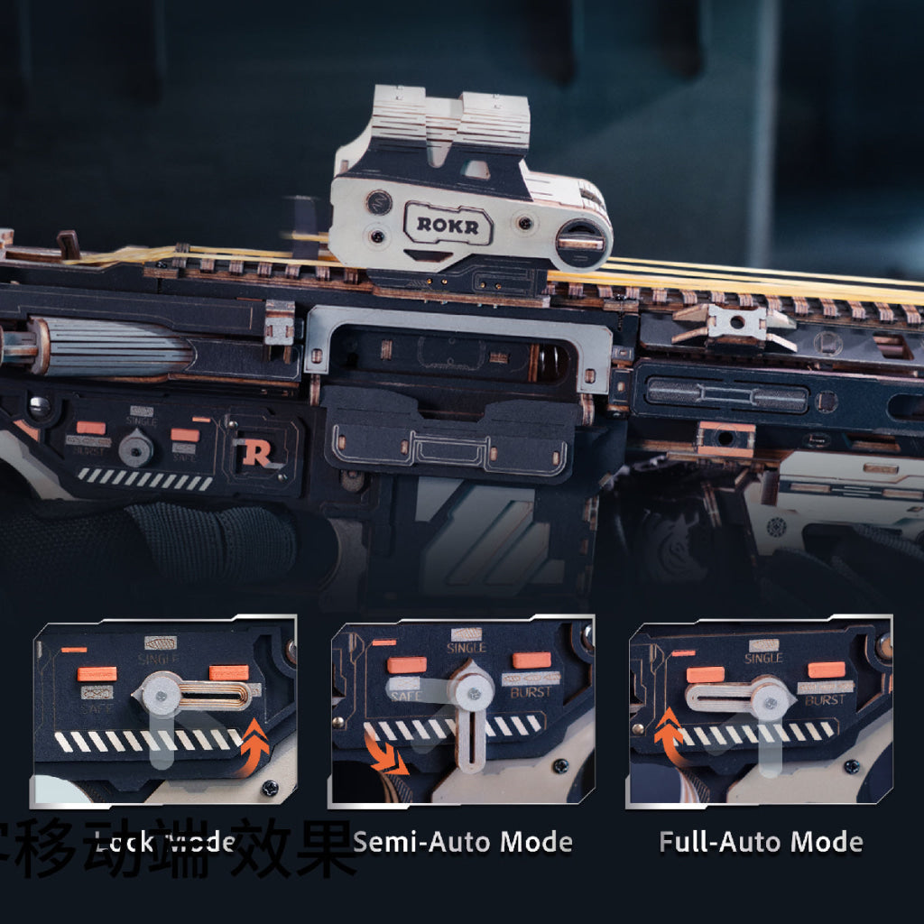 Robotime ROKR M416 Carbine 3D Wooden Puzzle LQB02 - Dropship