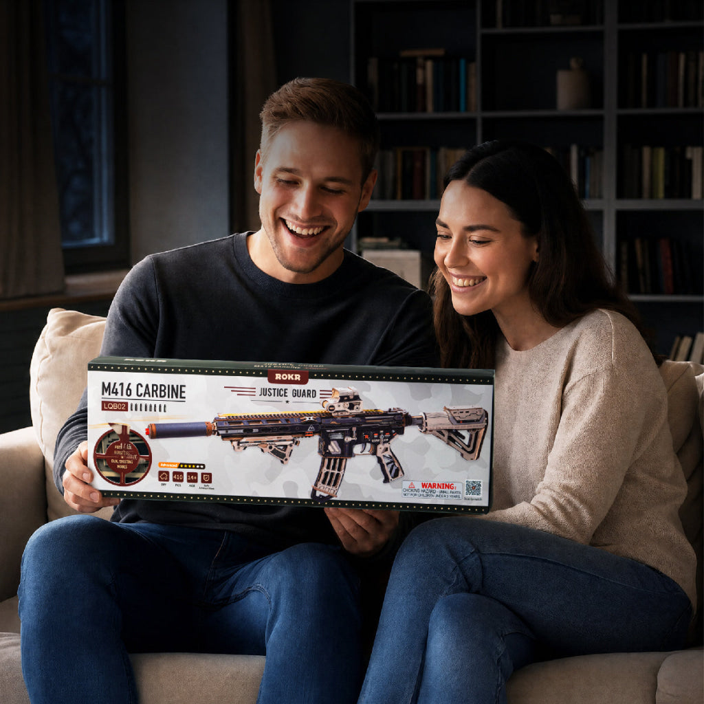 Robotime ROKR M416 Carbine 3D Wooden Puzzle LQB02 - Dropship