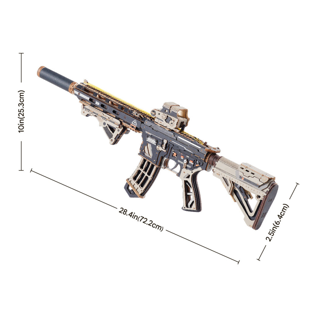 Robotime ROKR M416 Carbine 3D Wooden Puzzle LQB02 - Dropship