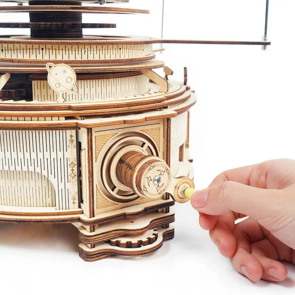 Robotime Rokr Mechanical Orrery St001 3D Wooden Puzzle Dropship