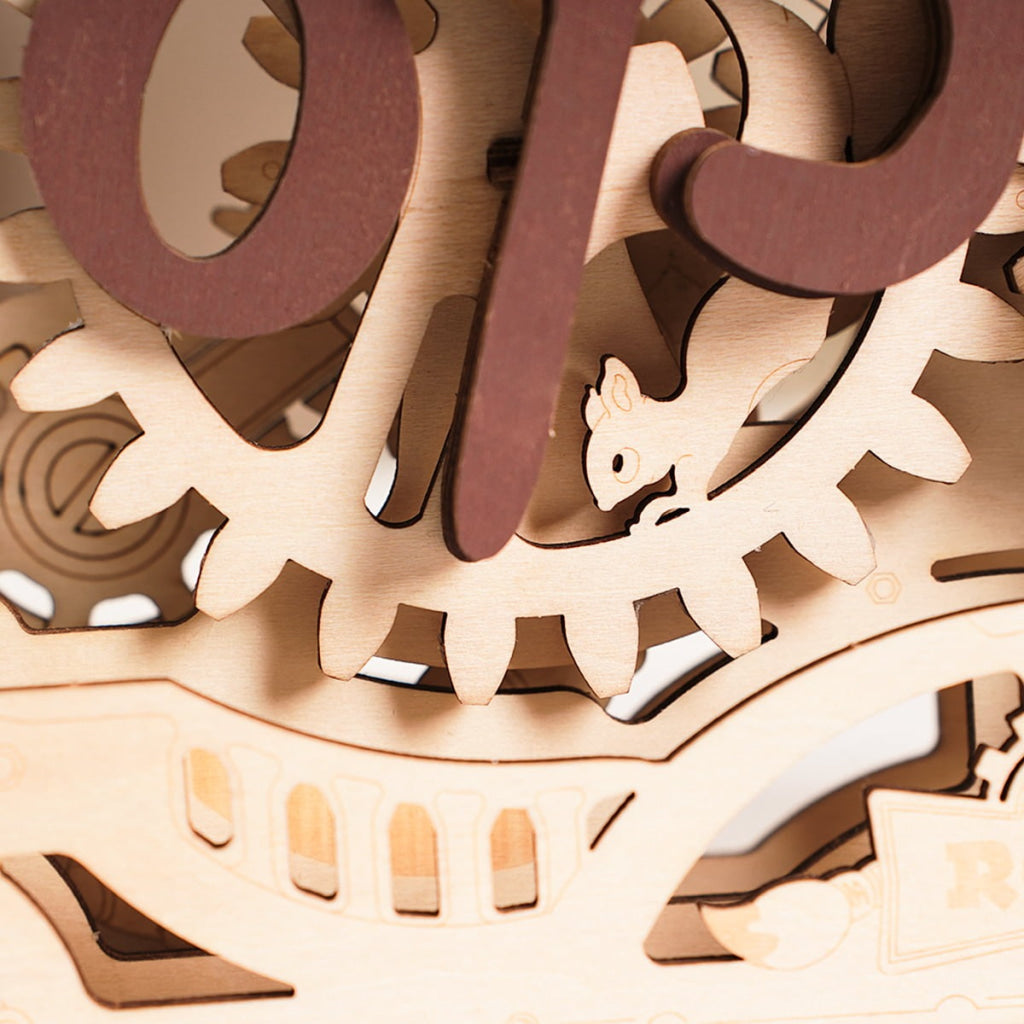 Robotime Rokr Open Closed Sign 3D Wooden Puzzle Lk506 Dropship