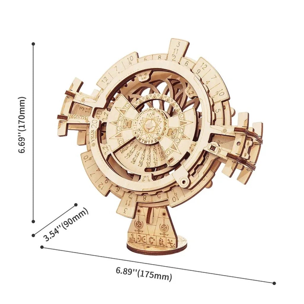 Robotime Rokr Perpetual Calendar 3D Wooden Puzzle Lk201 Dropship