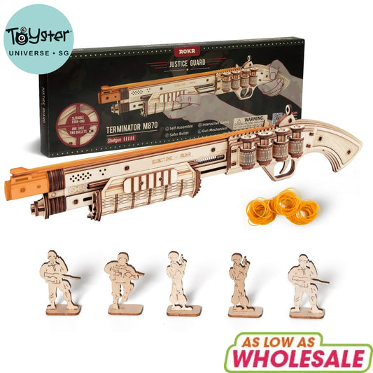 Robotime ROKR Terminator M870 Justice Guard Blaster Dropship