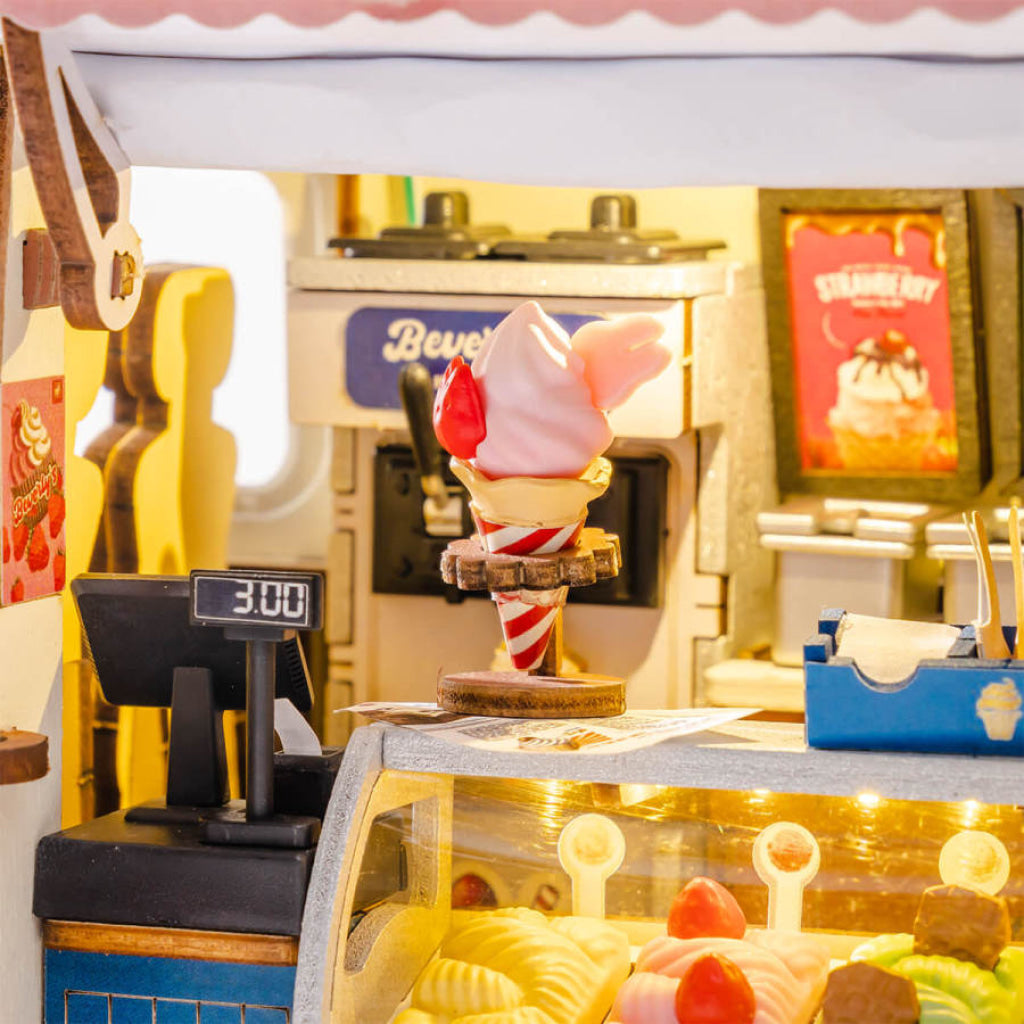 Robotime Rolife 3D Wooden Puzzle - Beverly’s Ice Cream Truck TGS06 - Dropship