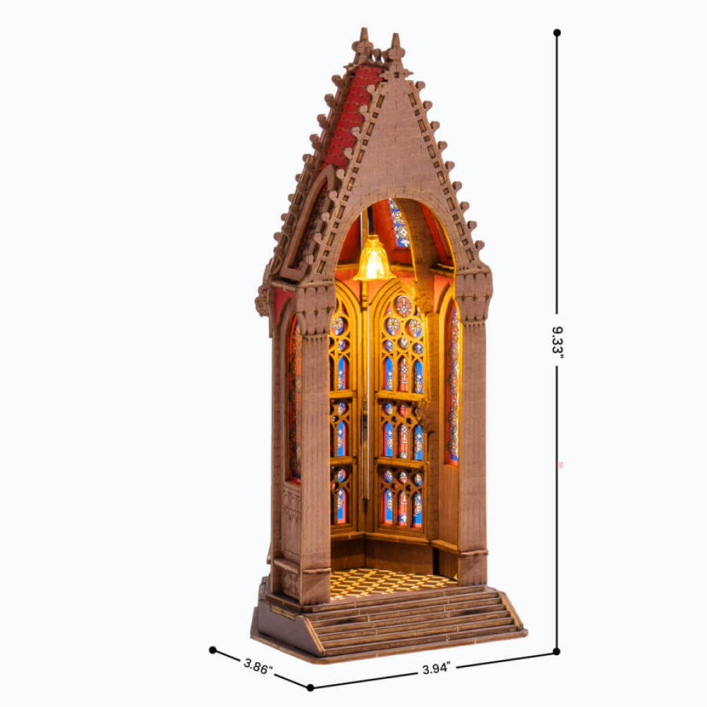 Robotime Rolife 3D Wooden Puzzle - Geometric Cathedral TGA03 - Dropship