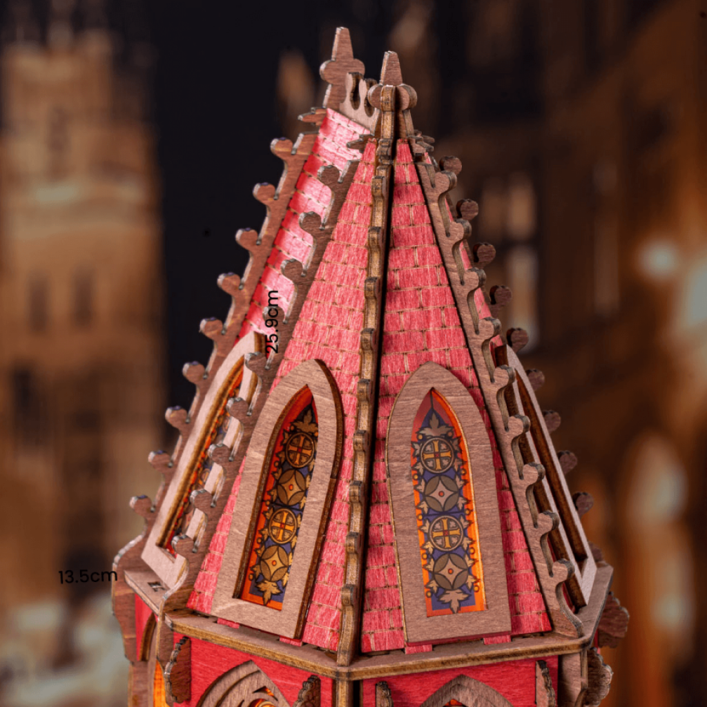 Robotime Rolife 3D Wooden Puzzle - Geometric Cathedral TGA03 - Dropship