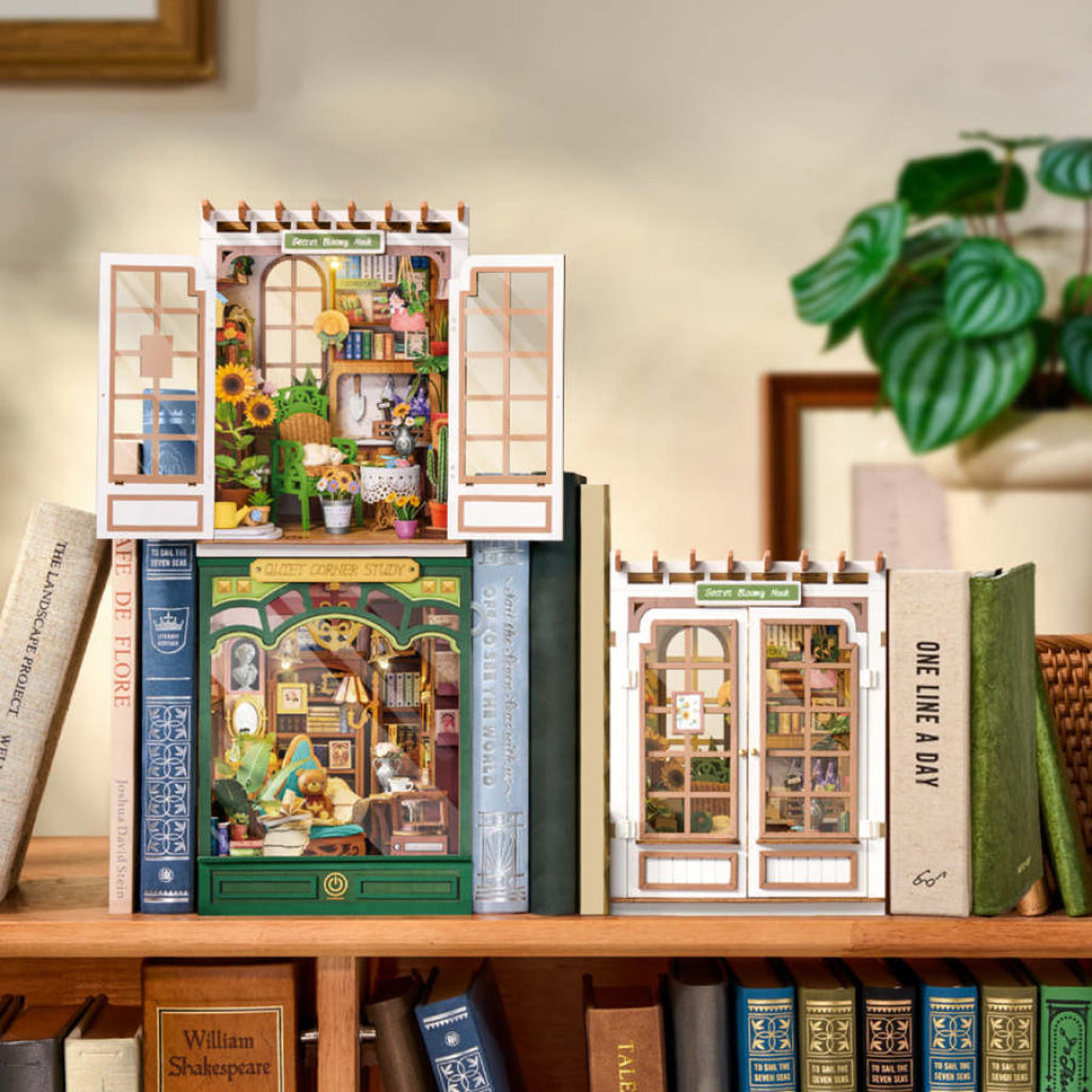 Robotime Rolife DIY Book Nook Kit - Secret Bloomy Nook TGE04 - Dropship
