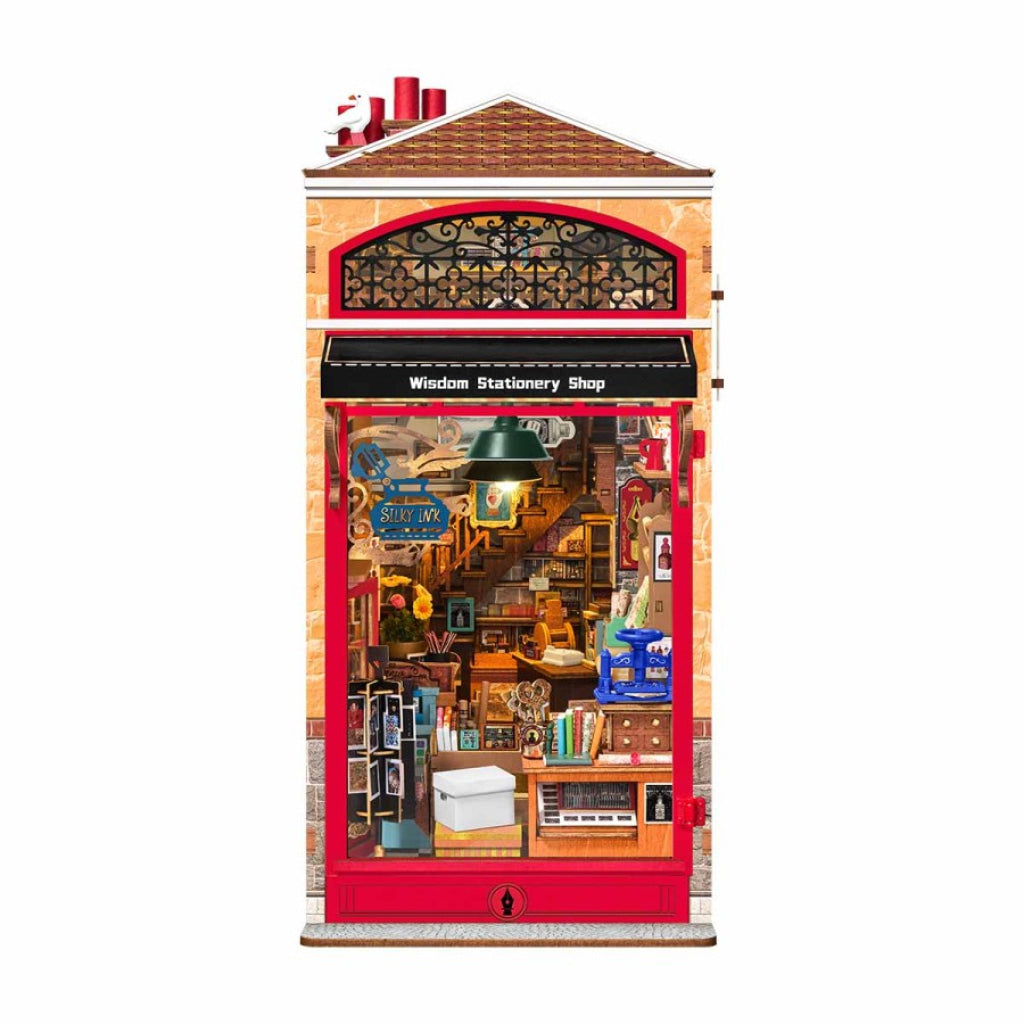 Robotime Rolife DIY Book Nook Kit- Wisdom Stationery Shop TGB19 - Dropship