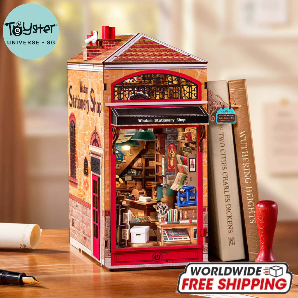 Robotime Rolife DIY Book Nook Kit- Wisdom Stationery Shop TGB19 - Dropship