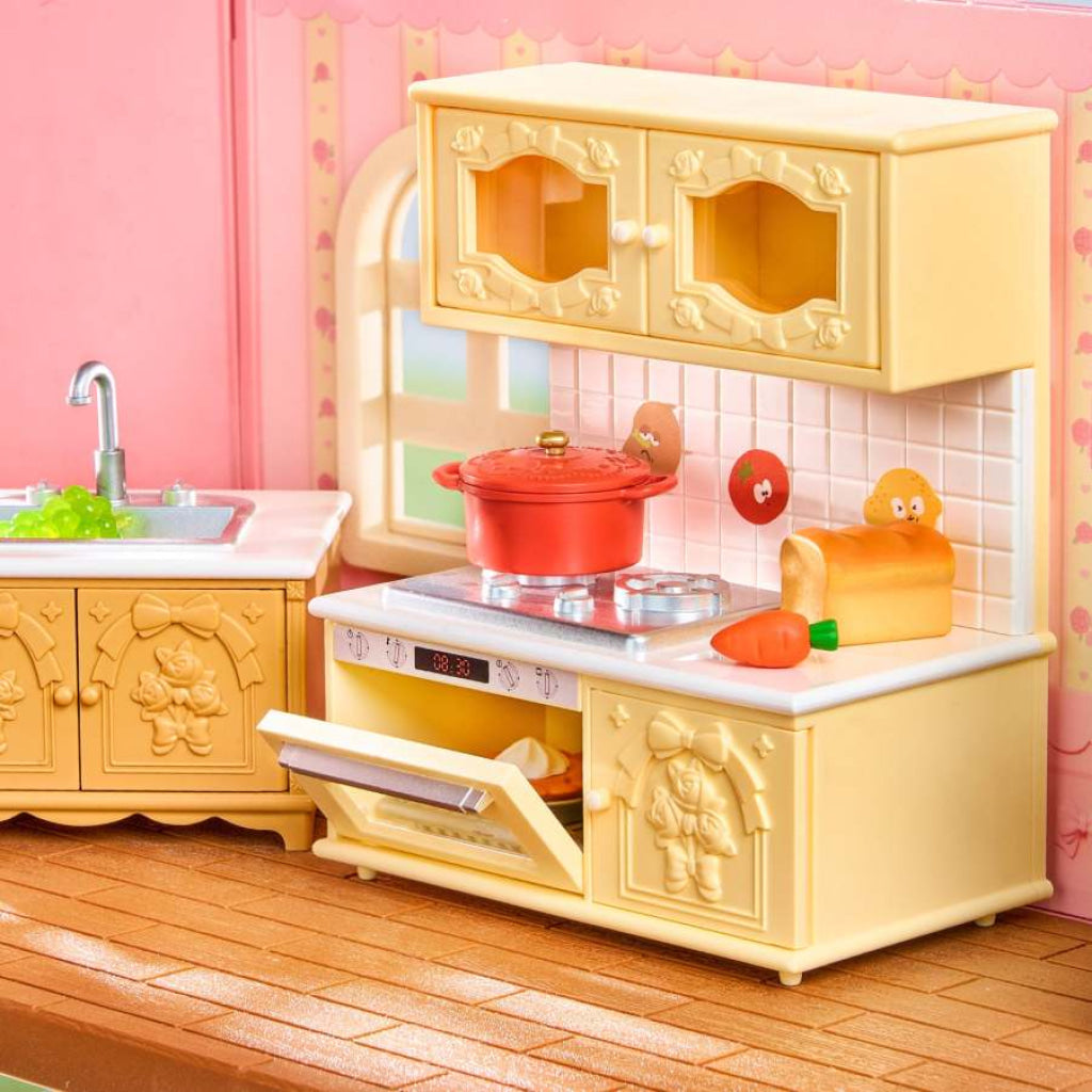 Robotime Rolife DIY Dollhouse Kit- Haley Island Fairy Rose Cottage HH001 - Dropship