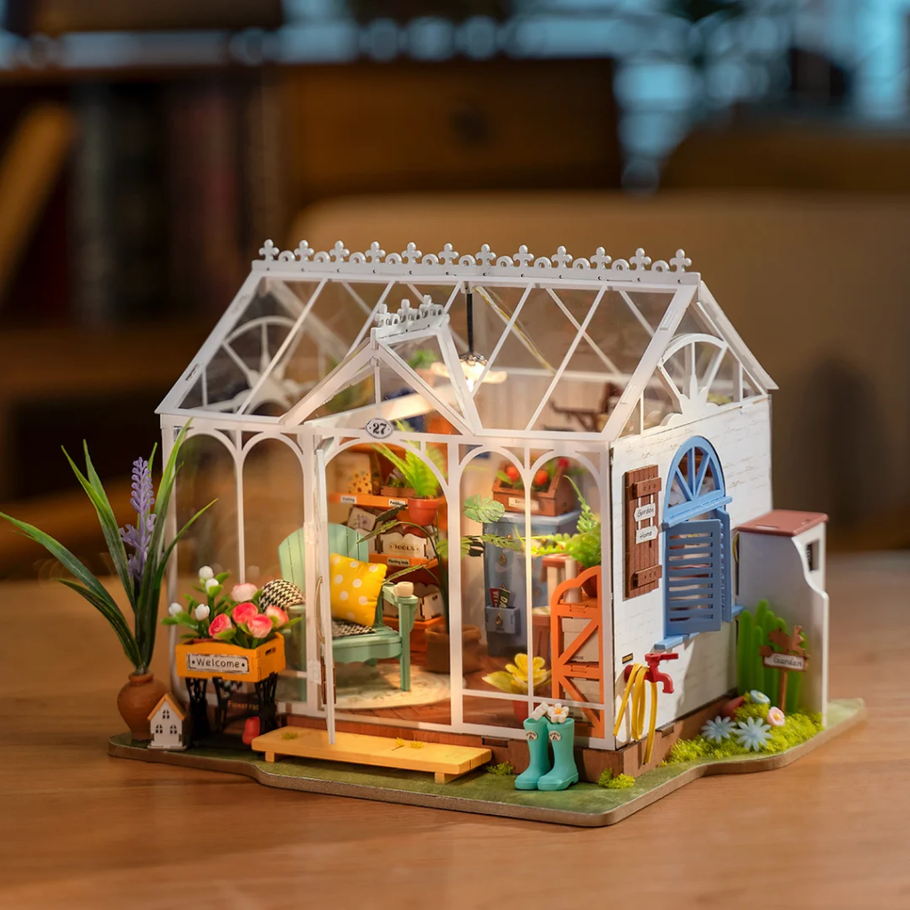 Robotime Rolife Dreamy Garden House Diy Miniature Kit Dg163 Dropship