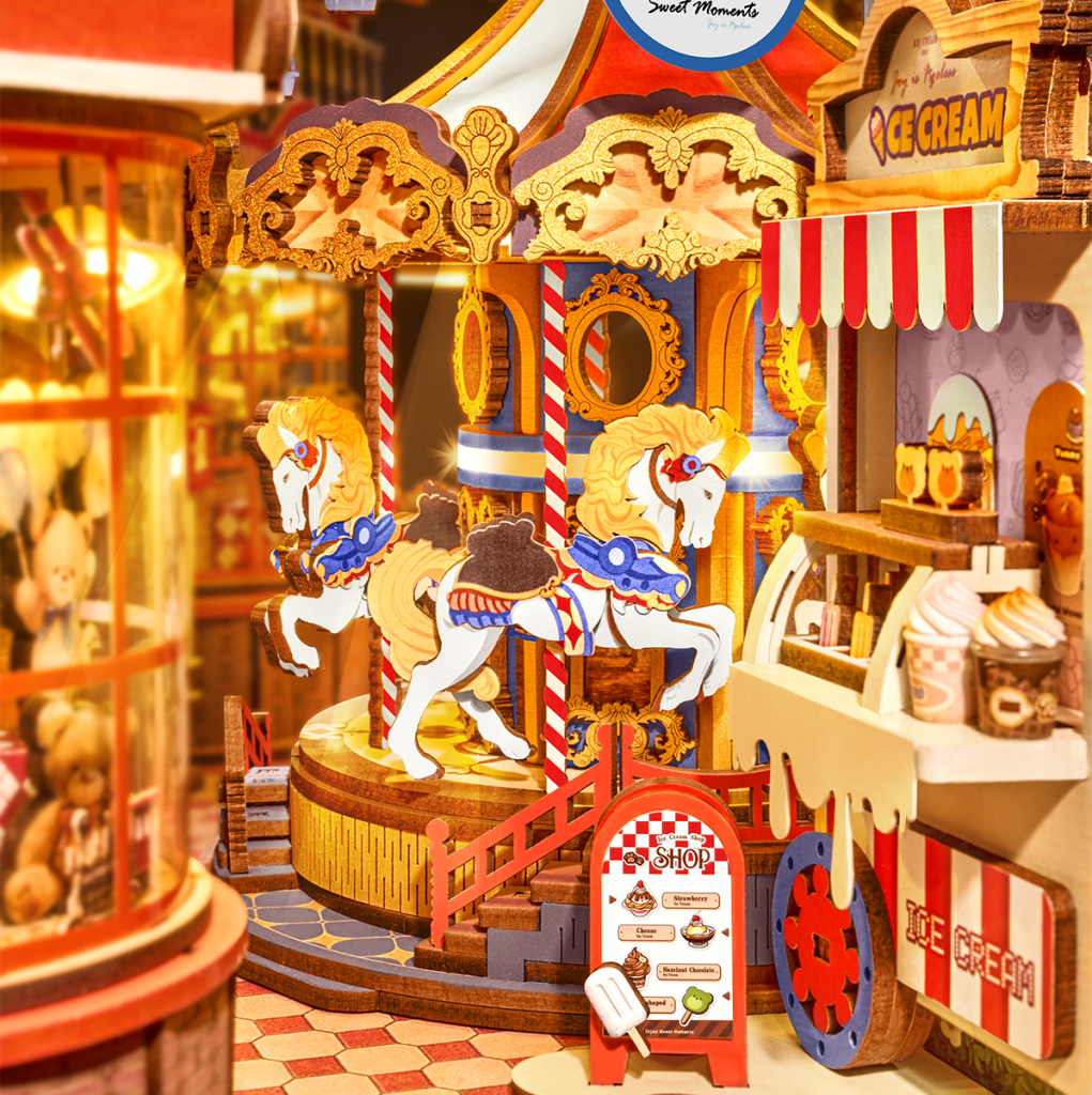 Robotime Rolife Fairytale Amusement Park DIY Book Nook TGB17 - Dropship