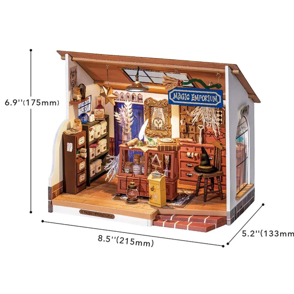 Robotime Rolife Kiki’s Magic Emporium Diy Miniature House Kit Dg155 Dropship
