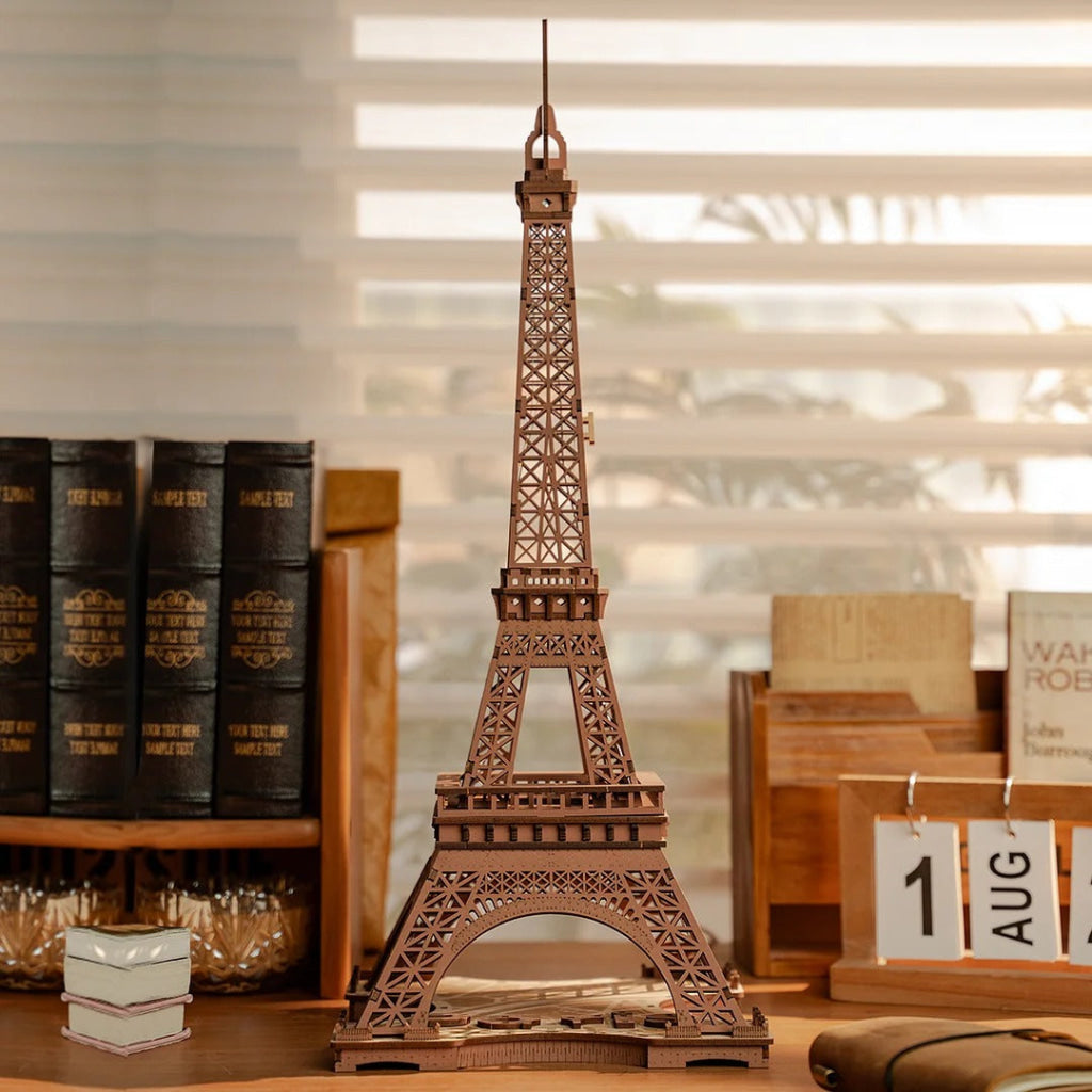 Robotime Rolife Night Of The Eiffel Tower 3D Wooden Puzzle Tgl01 Dropship