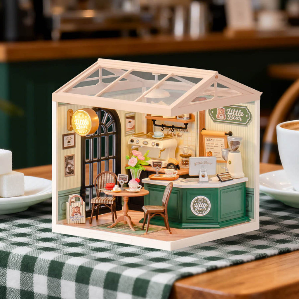 Robotime Rolife Perfect Romance Cafe Super Creator Miniature House DW028 - Dropship