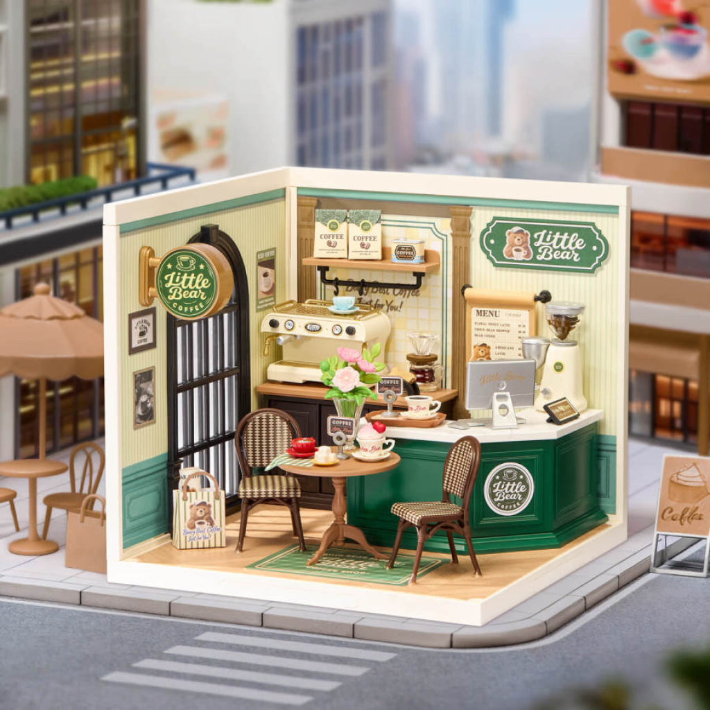 Robotime Rolife Perfect Romance Cafe Super Creator Miniature House DW028 - Dropship