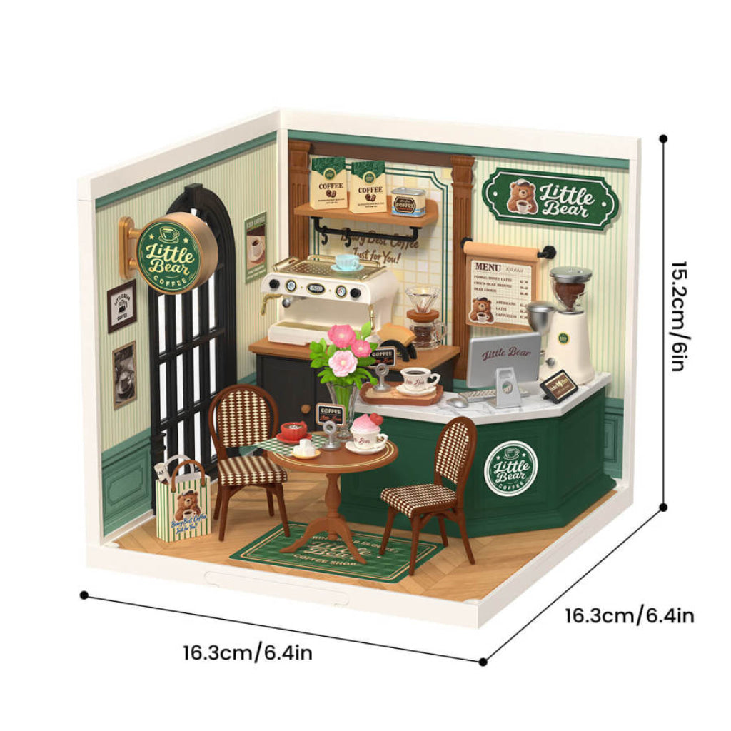 Robotime Rolife Perfect Romance Cafe Super Creator Miniature House DW028 - Dropship
