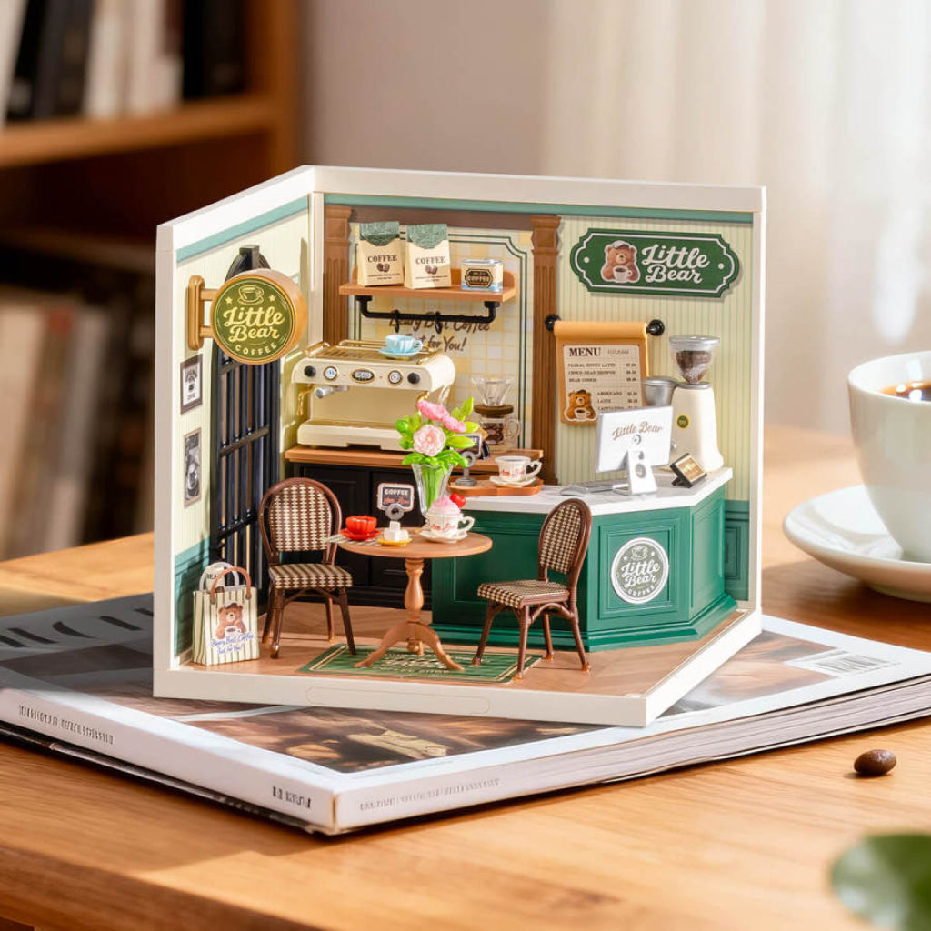 Robotime Rolife Perfect Romance Cafe Super Creator Miniature House DW028 - Dropship