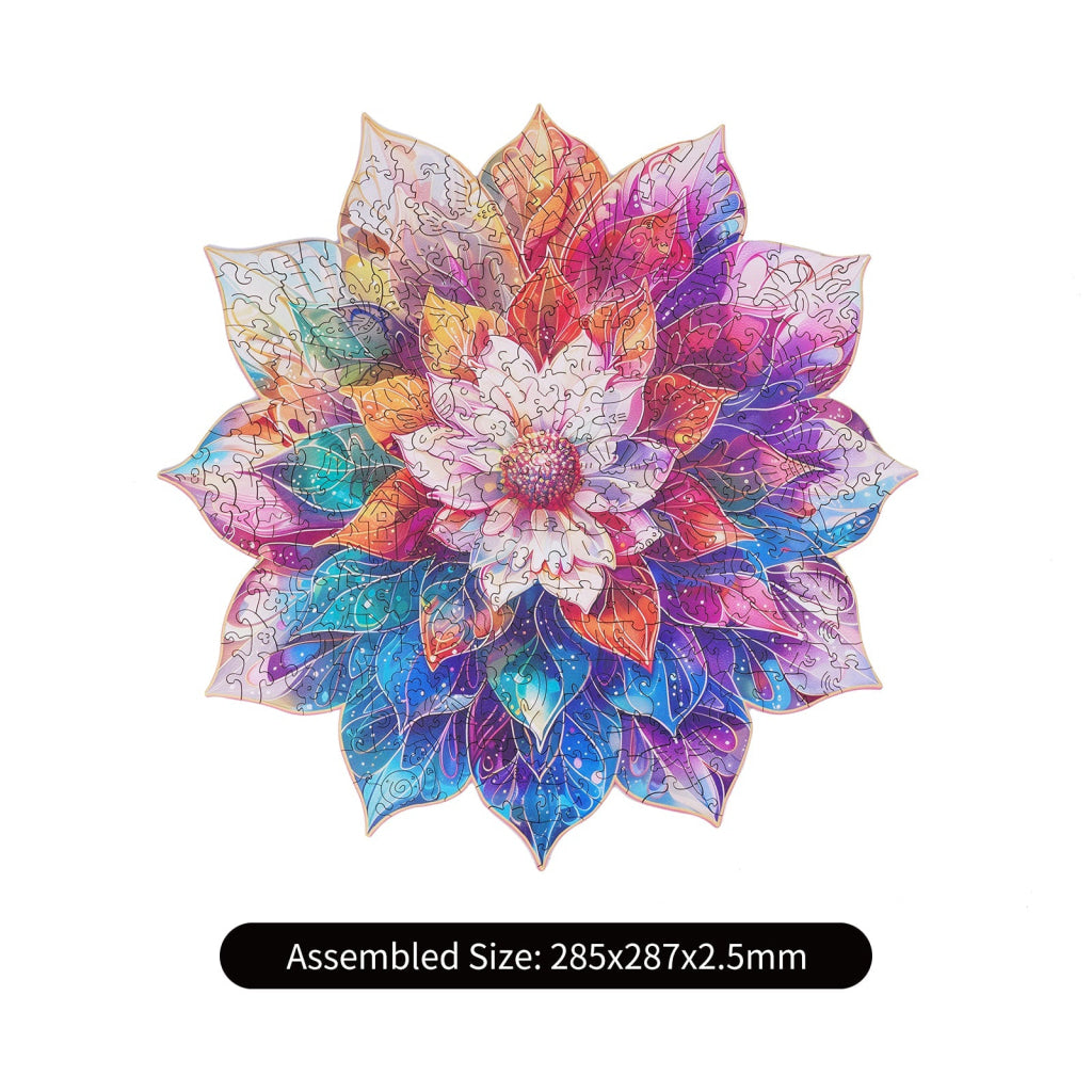 Robotime Robotime Rowood Mystic Mandala Flower Wooden Jigsaw Puzzle TA001 Dropship