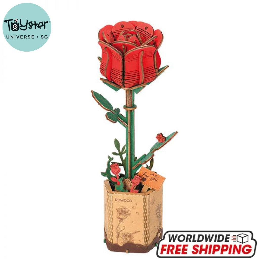 Robotime Rowood Red Rose Tw042 Dropship