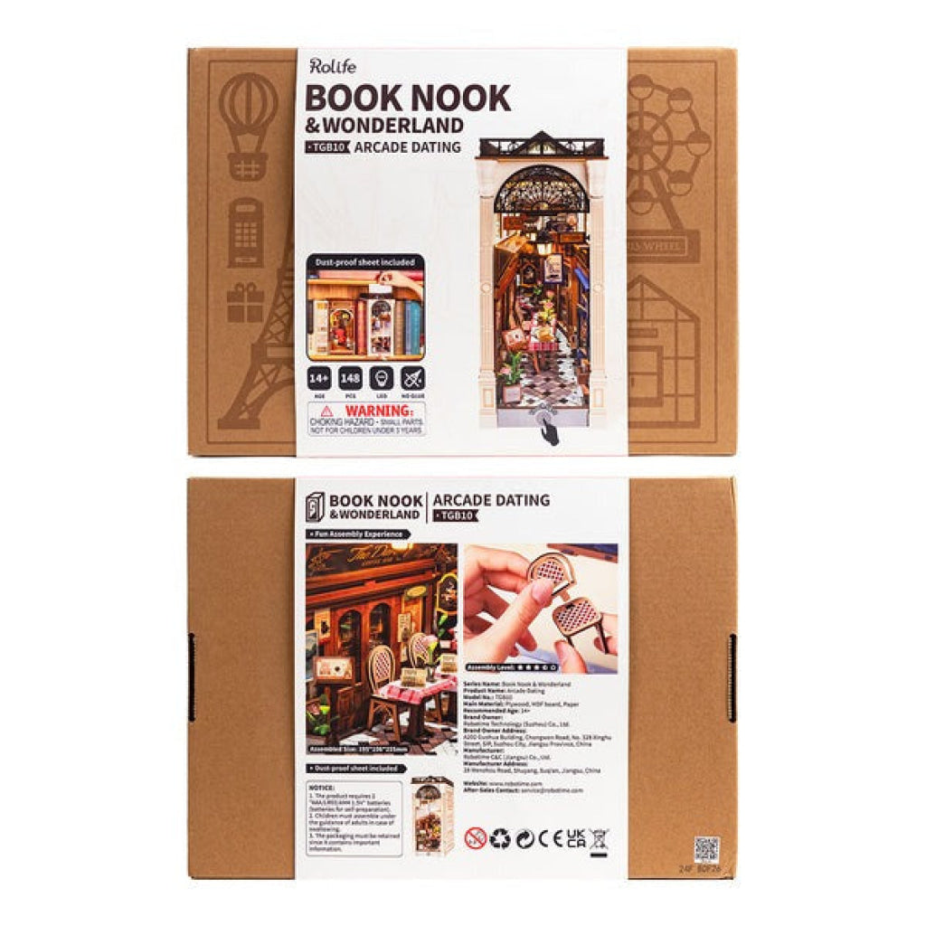 Rolife Arcade Dating DIY Book Nook Shelf Insert Kit TGB10 - Robotime