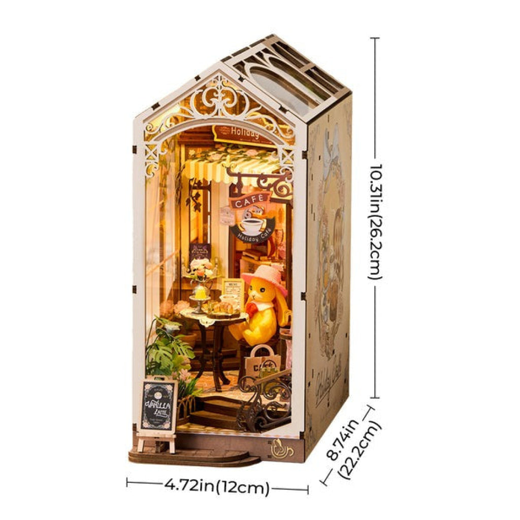 Rolife Holiday Cafe DIY Book Nook Shelf Insert TGB15 - Robotime
