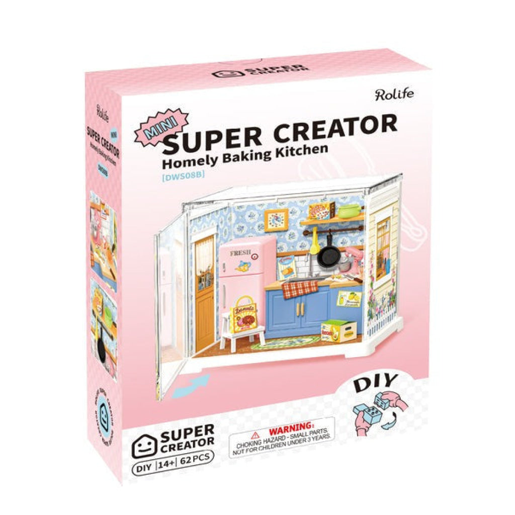 Rolife Homely Baking Kitchen DIY Miniature House DWS08B - Dropship