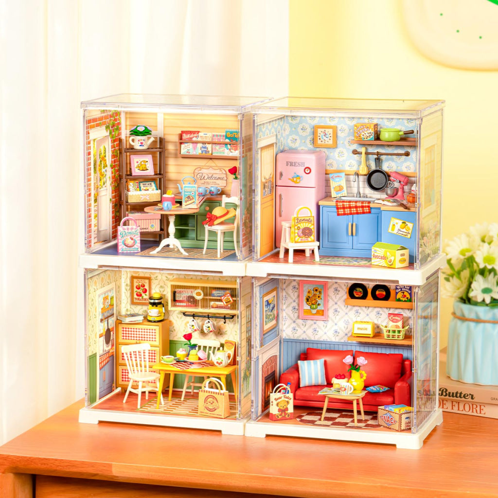 Rolife Sunshine Sip Porch DIY Miniature House DWS07B - Dropship