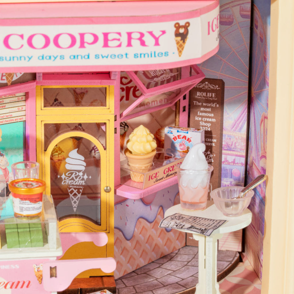Rolife Sweet Scoopery Ice Cream 3D Wooden Puzzle DP002 - Dropship