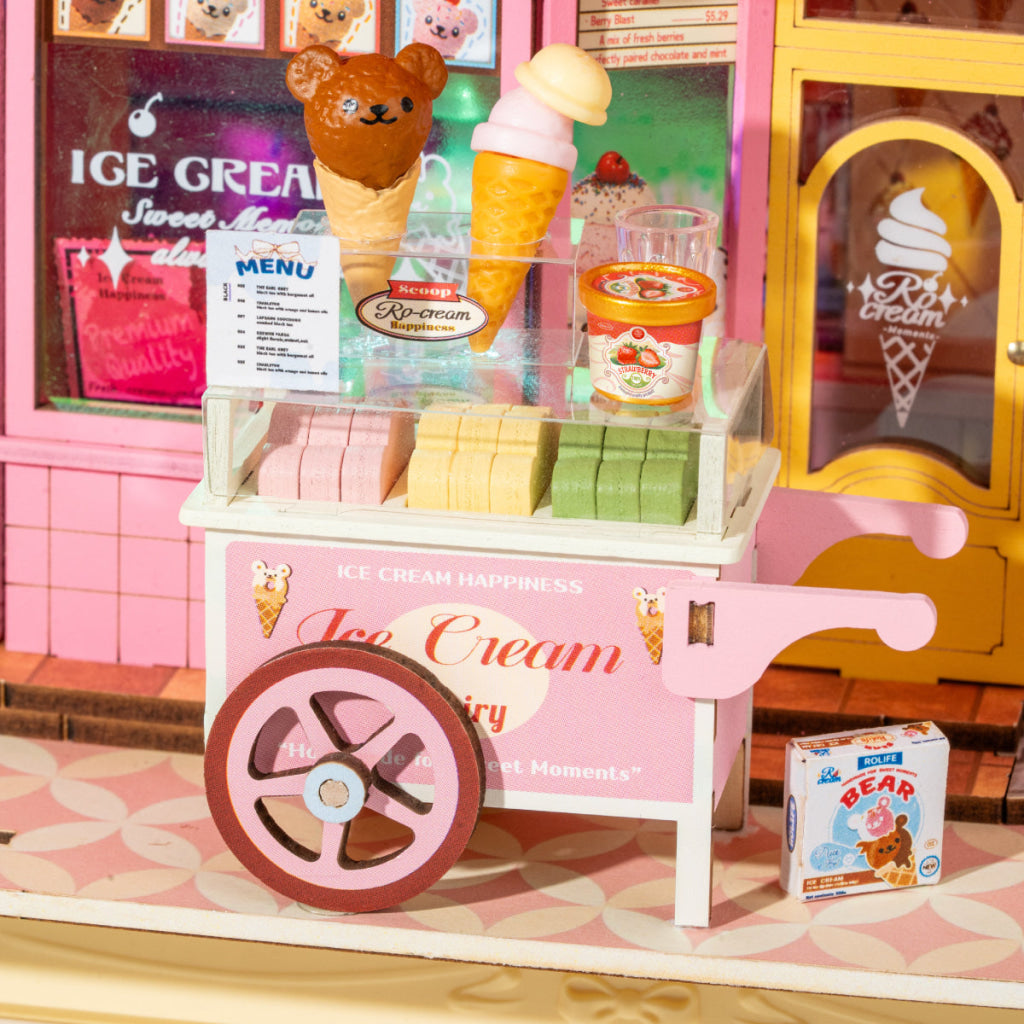 Rolife Sweet Scoopery Ice Cream 3D Wooden Puzzle DP002 - Dropship