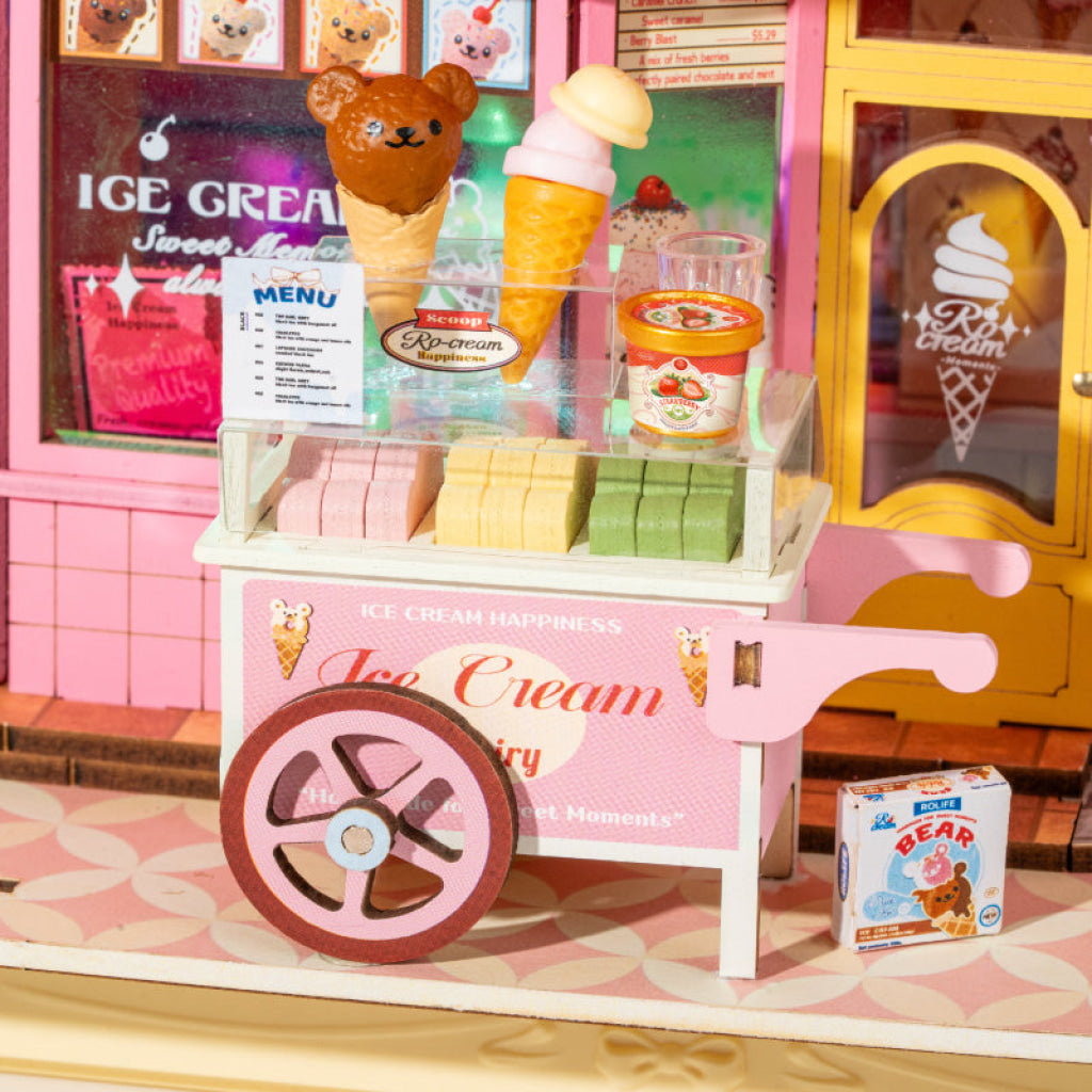 Rolife Sweet Scoopery Ice Cream 3D Wooden Puzzle DP002 - Dropship