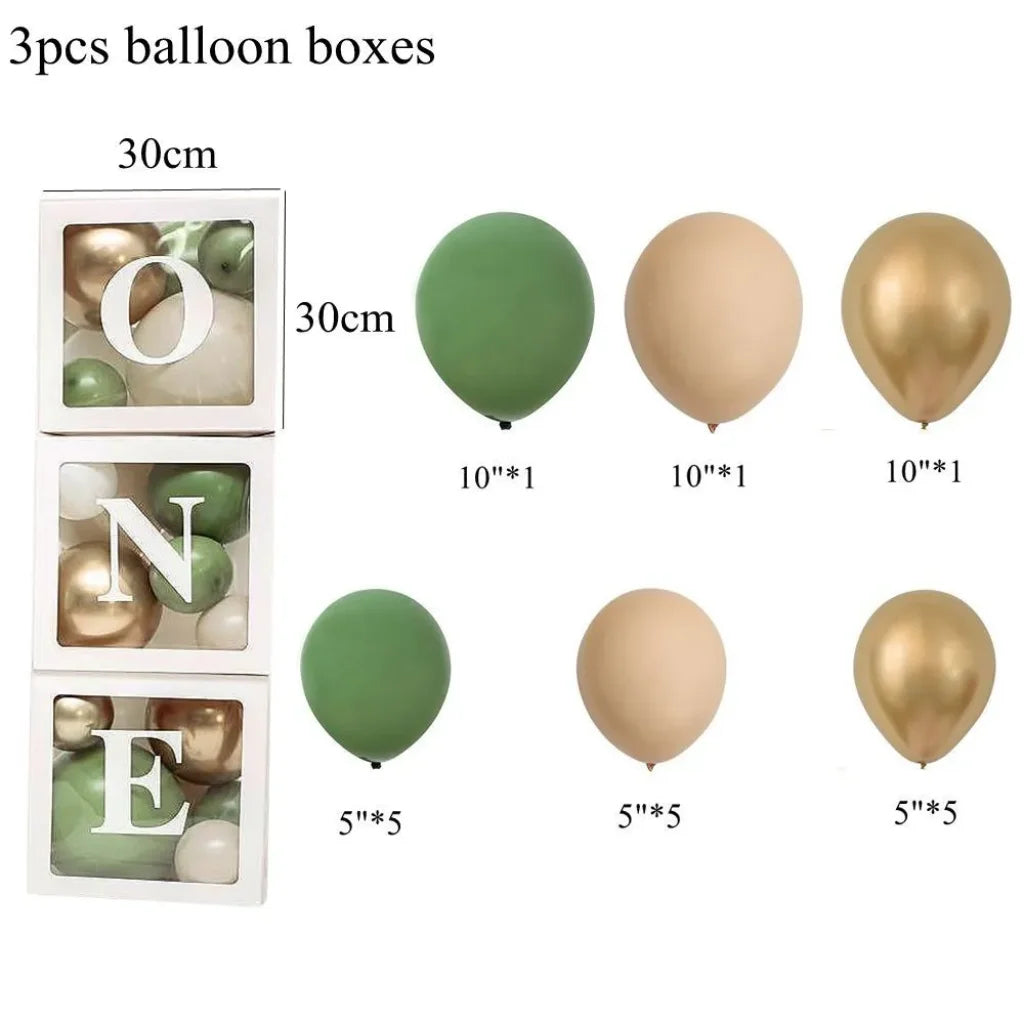 Safari Jungle Party Diy Decorations Animal Balloon Set