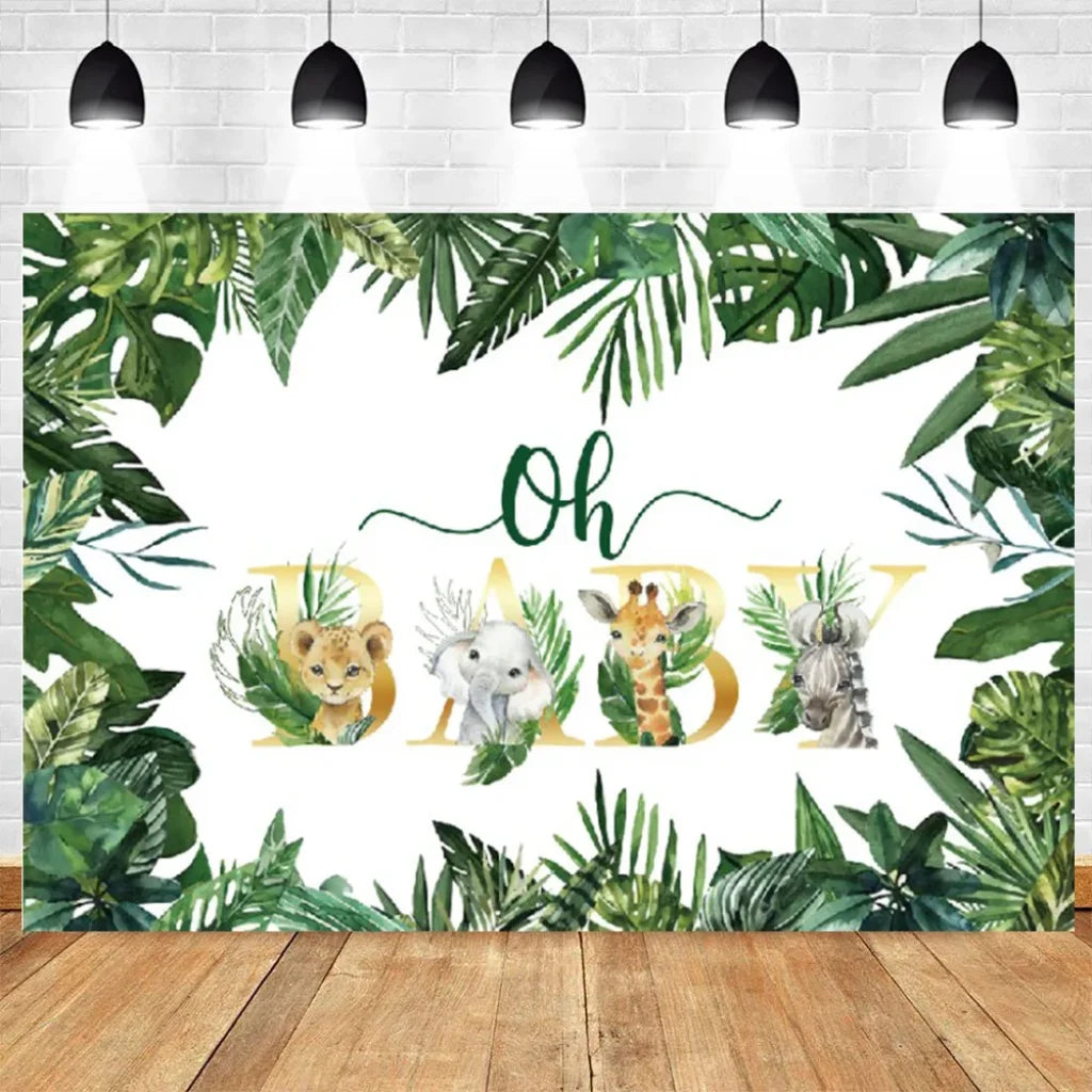 Safari Jungle Party Diy Decorations Animal Balloon Set