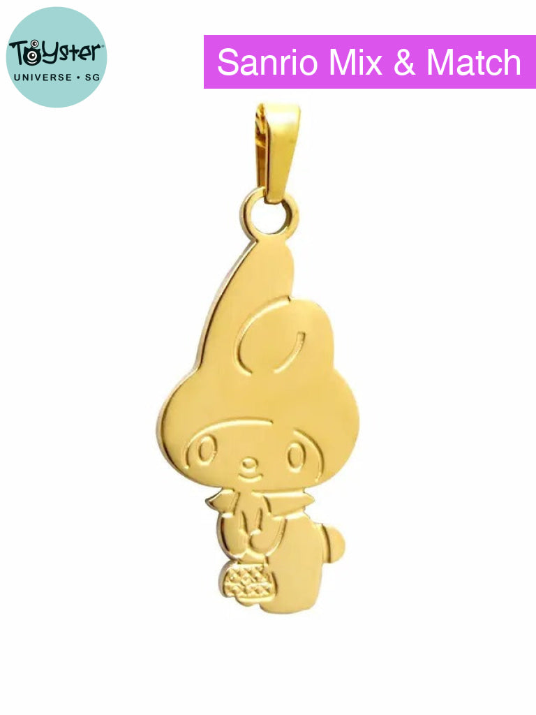 Sanrio My Melody ’Go Shopping’ Gold-Plated Necklace Hello Kitty