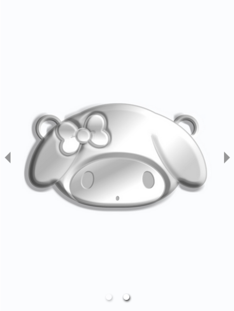Sanrio My Melody ’Go Shopping’ Silver-Plated Bracelet Hello Kitty