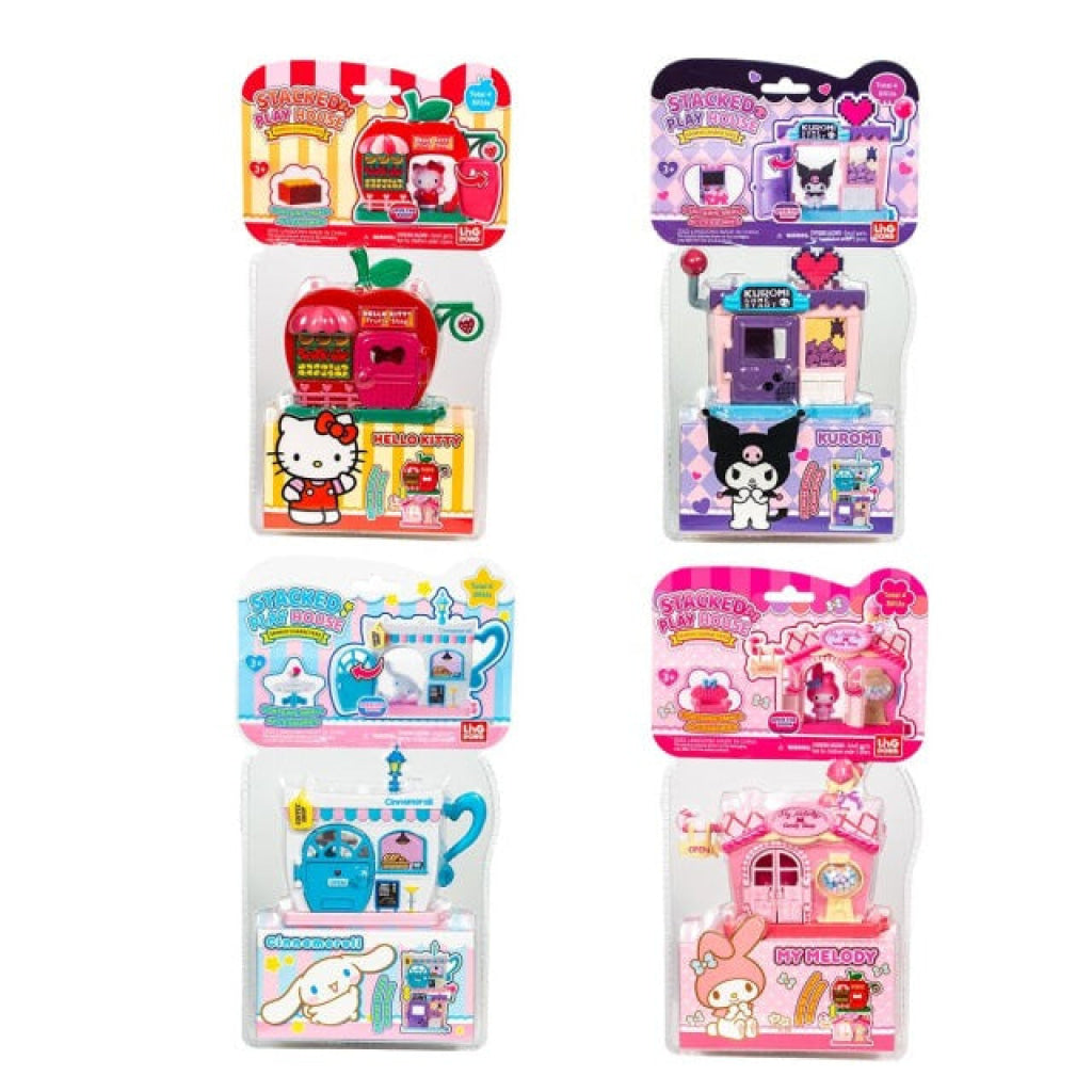 Sanrio Stacked Play House Streetscape Series - Cinnamoroll Hello Kitty