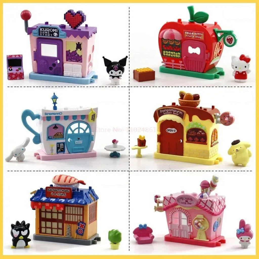 Sanrio Stacked Play House Streetscape Series - Cinnamoroll Hello Kitty