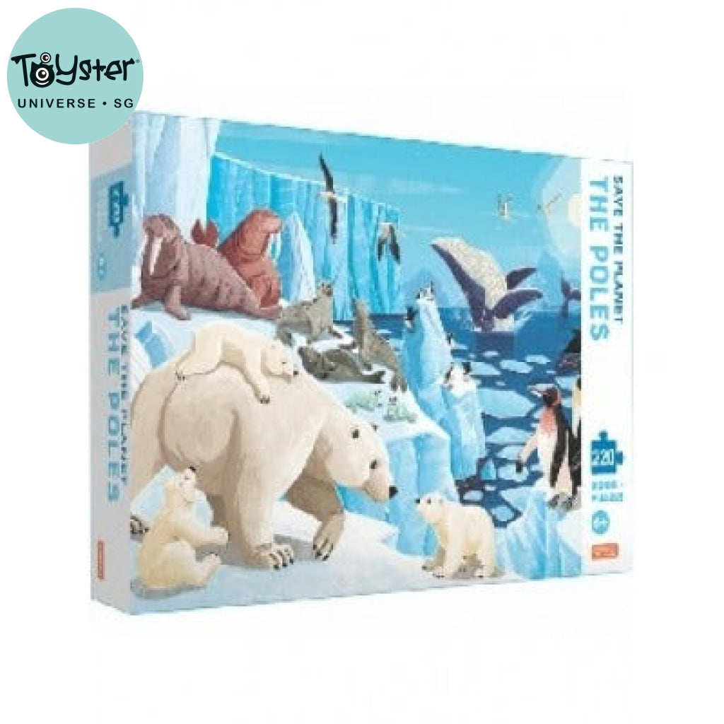 Sassi 220 Piece Puzzle Save The Planet: Poles Sassi