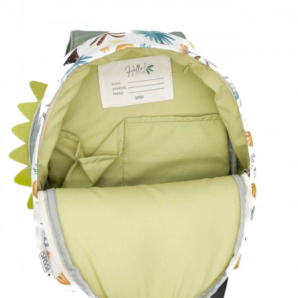 Sassi Cracky The Dinosaur Mini Backpack A5 Sassi