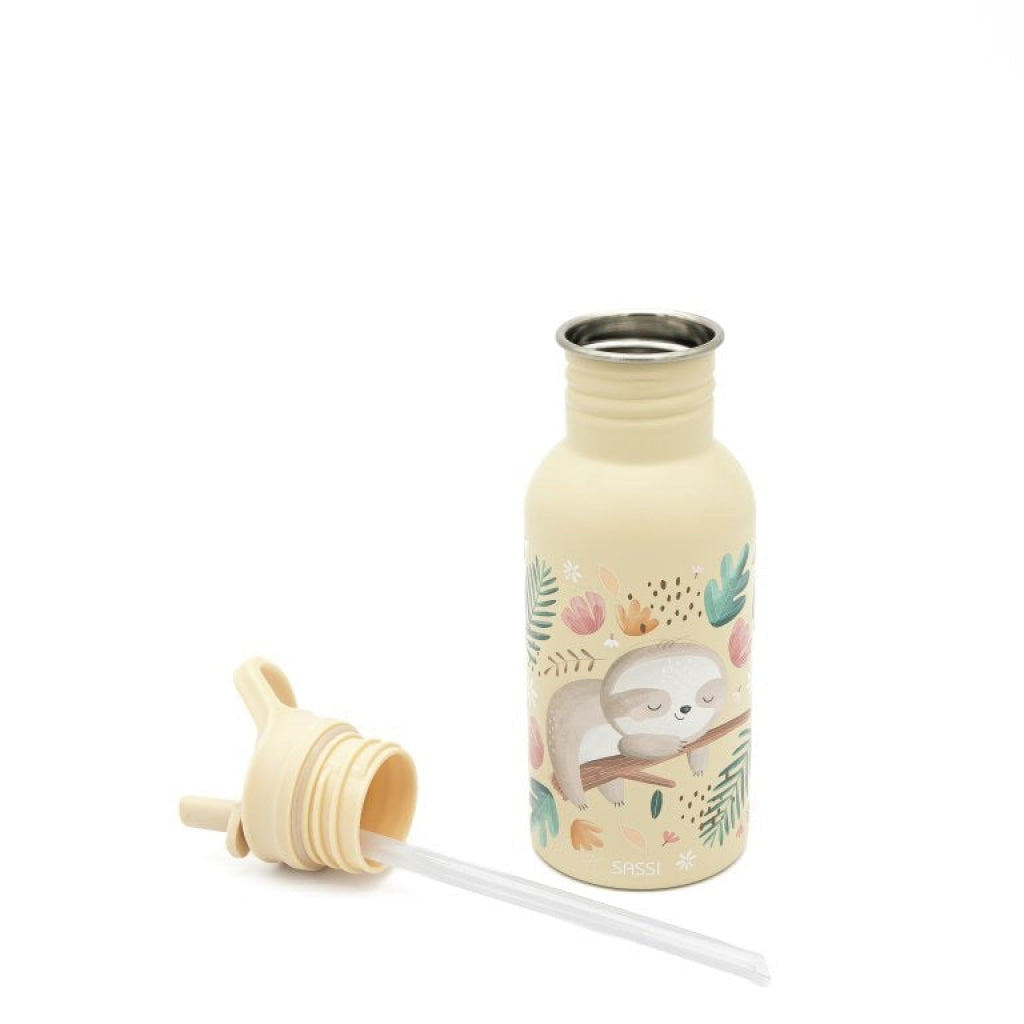 Sassi Gnawy the Sloth 500 ml Stainless Steel Bottle SASSI