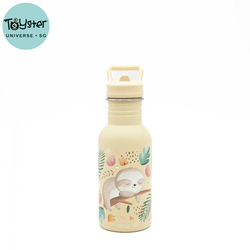 Sassi Gnawy the Sloth 500 ml Stainless Steel Bottle SASSI