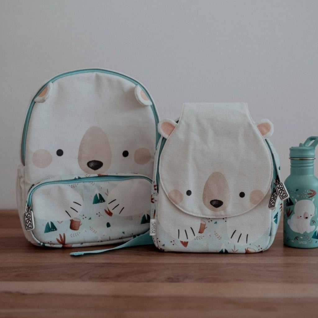 Sassi Munchy The Bear Junior Backpack A4 Sassi