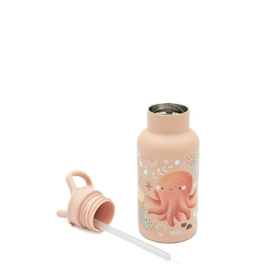 Sassi Slurpy the Octopus 500 ml Stainless Steel Bottle SASSI
