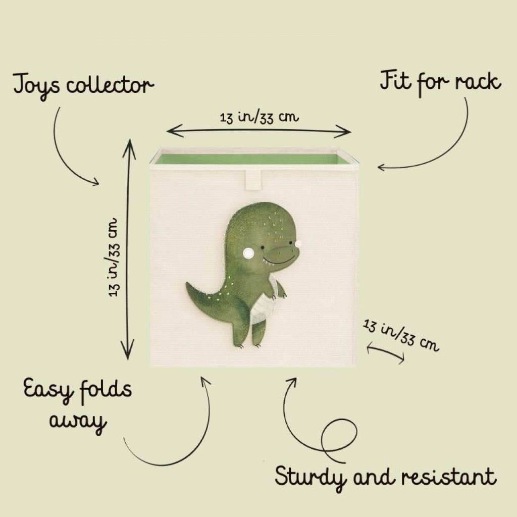 Sassi Storage Square Box - Cracky the Dinosaur SASSI