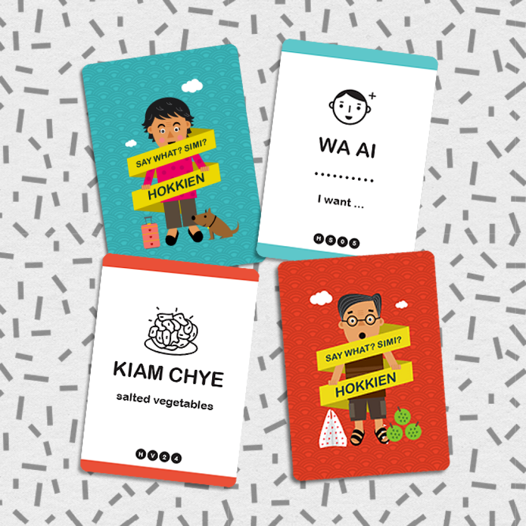 SAY WHAT? Learn Hokkien Playing Cards - Card Games