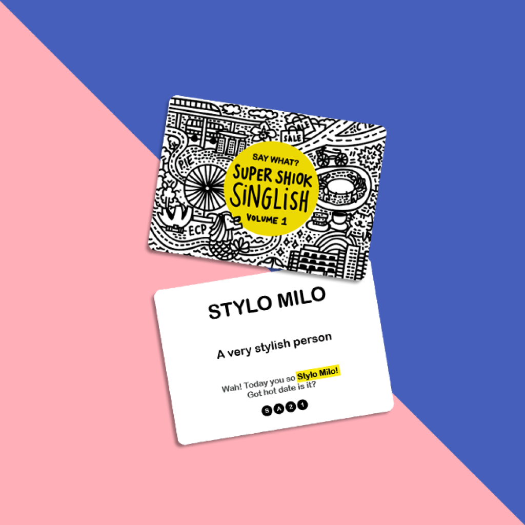 SAY WHAT? Learn Singlish Playing Cards - Card Games