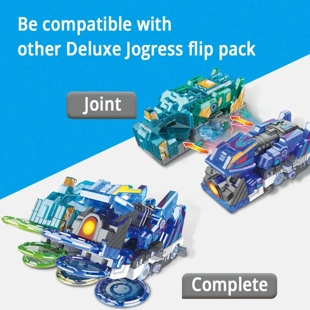 Screechers Wild!-Deluxe Jogress Flip Transformation Deformation Vehicles Screechers
